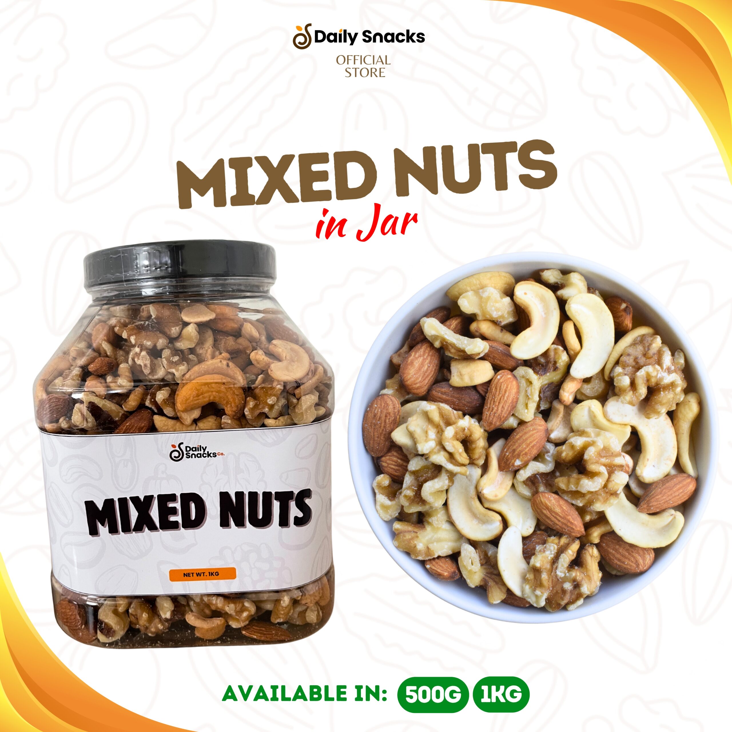 Mixed Nuts in Jar